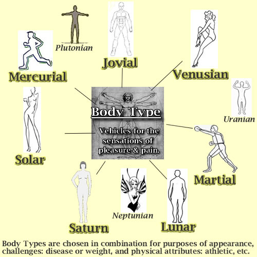 Body Types as Overleaves defined in the Michael Teaching